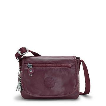 Kipling Sabian Metallic Crossbody Mini Veske Burgunder | NO 1864YX